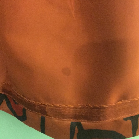 Vera Wang- floral pattern pleated skirt - Picture 8 of 9